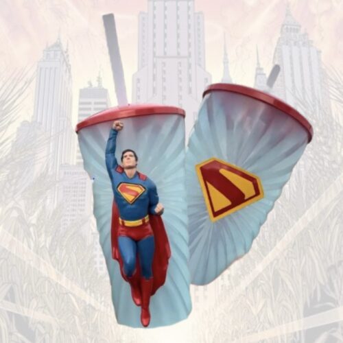 Vaso Supermán 3D