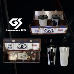 Combo 2 vasos y Palomera cubeta