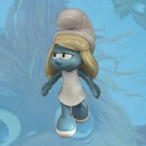 Vaso tipo busto pitufina