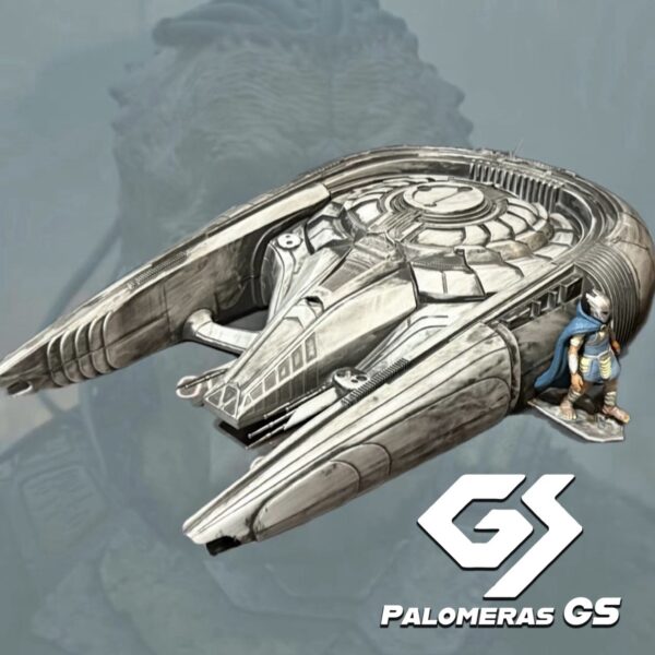 Palomera Nave Depredador con figura